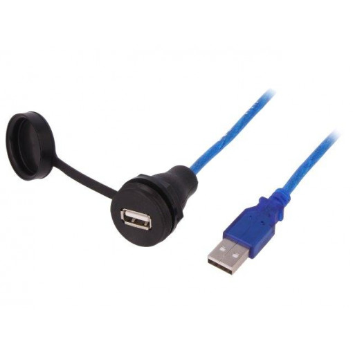1310-1018-03; Adapter cable; USB A socket,USB A plug; 1310; USB 2.0; IP67; 1.5m; ENCITECH