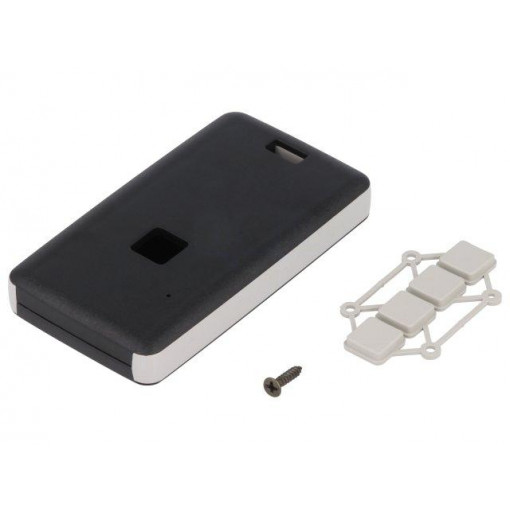 13121.23; Enclosure: for remote controller; X: 39mm; Y: 71mm; Z: 11mm; black; TEKO 13121.23; Enclosure: for remote controller; X: 39mm; Y: 71mm; Z: 11mm; black; TEKO