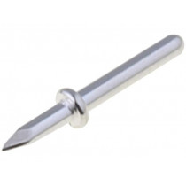 1364P.61; Solder pin; THT; silver plated; brass; Ø: 1mm; Overall len: 10mm; VOGT