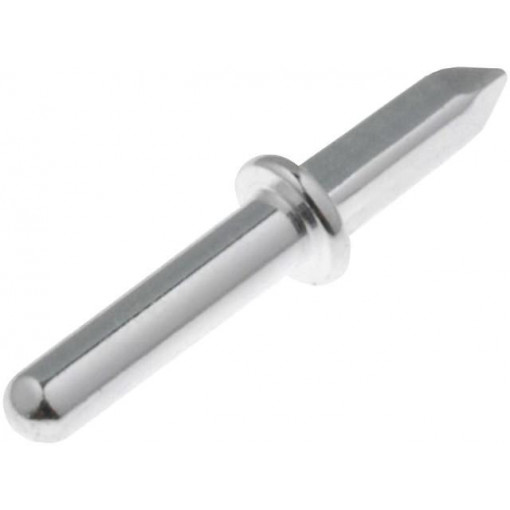 1365A.61; Solder pin; THT; silver plated; brass; Ø: 1.3mm; Overall len: 11mm; VOGT 1365A.61; Solder pin; THT; silver plated; brass; Ø: 1.3mm; Overall len: 11mm; VOGT