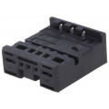 1379217-3; Connector: automotive; MPQ,MQS; plug; female; for cable; black; TE Connectivity