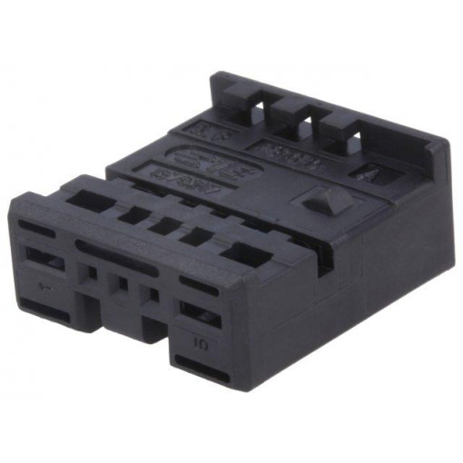 1379217-3; Connector: automotive; MPQ,MQS; plug; female; for cable; black; TE Connectivity