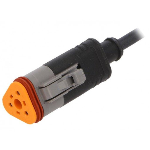 SAC-3P-1,5-PUR/DTFS; Connection lead; DT06-3S; PIN: 3; straight; 1.5m; plug; 48VAC; 8A; PHOENIX CONTACT