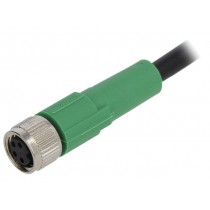 SAC-4P-1,5-PVC/M8FS; Connection lead; M8; PIN: 4; straight; 1.5m; plug; 30VAC; 4A; 30VDC; PHOENIX CONTACT