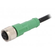 SAC-5P-3,0-PVC/M12FS; Connection lead; M12; PIN: 5; straight; 3m; plug; 60VAC; 4A; -25÷90°C; PHOENIX CONTACT