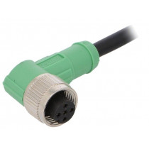 SAC-5P-1,5-PVC/M12FR; Connection lead; M12; PIN: 5; angled; 1.5m; plug; 60VAC; 4A; -25÷90°C; PHOENIX CONTACT