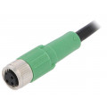 SAC-3P-3,0-PVC/M8FS; Connection lead; M8; PIN: 3; straight; 3m; plug; 250VAC; 4A; -25÷90°C; PHOENIX CONTACT