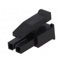 1445022-2; Plug; wire-wire; female; Micro MATE-N-LOK; 3mm; PIN: 2; for cable; TE Connectivity