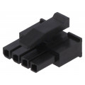 1445022-4; Plug; wire-wire; female; Micro MATE-N-LOK; 3mm; PIN: 4; for cable; TE Connectivity 1445022-4; Plug; wire-wire; female; Micro MATE-N-LOK; 3mm; PIN: 4; for cable; TE Connectivity