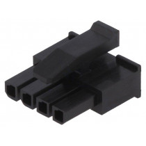 1445022-4; Plug; wire-wire; female; Micro MATE-N-LOK; 3mm; PIN: 4; for cable; TE Connectivity