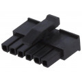1445022-6; Plug; wire-wire; female; Micro MATE-N-LOK; 3mm; PIN: 6; for cable; TE Connectivity 1445022-6; Plug; wire-wire; female; Micro MATE-N-LOK; 3mm; PIN: 6; for cable; TE Connectivity