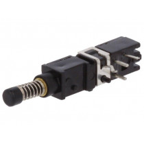 1446.1233; Switch: push-button; Pos: 2; SPDT; 0.5A/60VAC; 0.5A/60VDC; ON-(ON); MENTOR