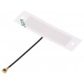 1461530050; Antenna; Bluetooth,WiFi,ZigBee; 4dBi; linear; 34.9x9x0.1mm; U.FL; MOLEX