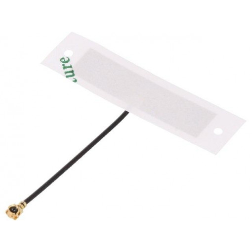 1461530050; Antenna; Bluetooth,WiFi,ZigBee; 4dBi; linear; 34.9x9x0.1mm; U.FL; MOLEX 1461530050; Antenna; Bluetooth,WiFi,ZigBee; 4dBi; linear; 34.9x9x0.1mm; U.FL; MOLEX