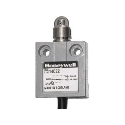 14CE2-1; Limit switch; oblong metal roller Ø12,4mm; SPDT; 5A; max.240VAC; HONEYWELL 14CE2-1; Limit switch; oblong metal roller Ø12,4mm; SPDT; 5A; max.240VAC; HONEYWELL