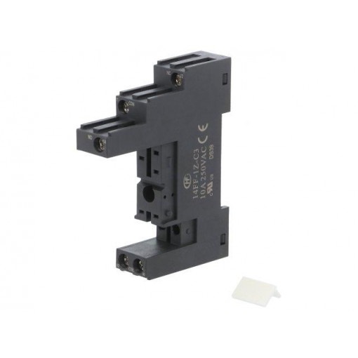 14FF-1Z-C3; Socket; PIN: 5; 10A; 250VAC; Mounting: DIN,on panel; Series: HF14FF; HONGFA RELAY 14FF-1Z-C3; Socket; PIN: 5; 10A; 250VAC; Mounting: DIN,on panel; Series: HF14FF; HONGFA RELAY