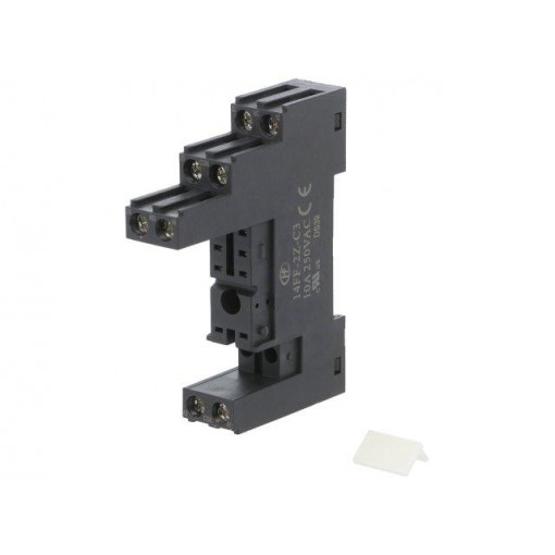 14FF-2Z-C3; Socket; PIN: 8; 10A; 250VAC; Mounting: DIN,on panel; Series: HF115F; HONGFA RELAY 14FF-2Z-C3; Socket; PIN: 8; 10A; 250VAC; Mounting: DIN,on panel; Series: HF115F; HONGFA RELAY
