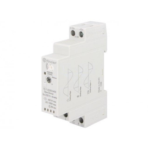 15.11.8.230.0400; Relay: installation; with dimmer; Mounting: DIN; -10÷50°C; IP20; FINDER 15.11.8.230.0400; Relay: installation; with dimmer; Mounting: DIN; -10÷50°C; IP20; FINDER