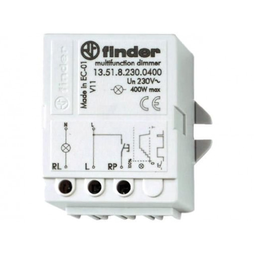 15.51.8.230.0400; Relay: installation; with dimmer; Mounting: in mounting box; IP20; FINDER 15.51.8.230.0400; Relay: installation; with dimmer; Mounting: in mounting box; IP20; FINDER