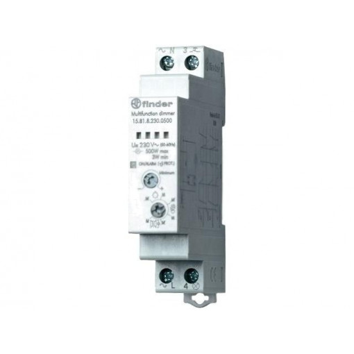 15.81.8.230.0500; Relay: installation; with dimmer; Mounting: DIN; -10÷50°C; IP20; FINDER 15.81.8.230.0500; Relay: installation; with dimmer; Mounting: DIN; -10÷50°C; IP20; FINDER