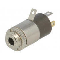 1500 01; Socket; Jack 2,5mm; female; stereo; ways: 4; straight; soldering; LUMBERG 1500 01; Socket; Jack 2,5mm; female; stereo; ways: 4; straight; soldering; LUMBERG