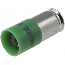 1512135UG3; LED lamp; green; S5,7s; 24VDC; 24VAC; No.of diodes: 1; CML SEMICONDUCTOR PRODUCTS