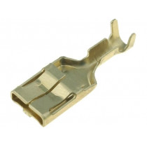 1544503-1; Terminal: flat; 6.3mm; 0.8mm; female; 0.3÷1mm2; crimped; for cable; TE Connectivity