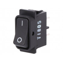 1552.2602; ROCKER; DPST; Pos: 2; OFF-ON; 16A/250VAC; black; IP40; none; 100mΩ; Marquardt