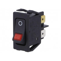 1555.3102; ROCKER; DPST; Pos: 2; OFF-ON; 16A/250VAC; black; IP40; 100mΩ; Marquardt