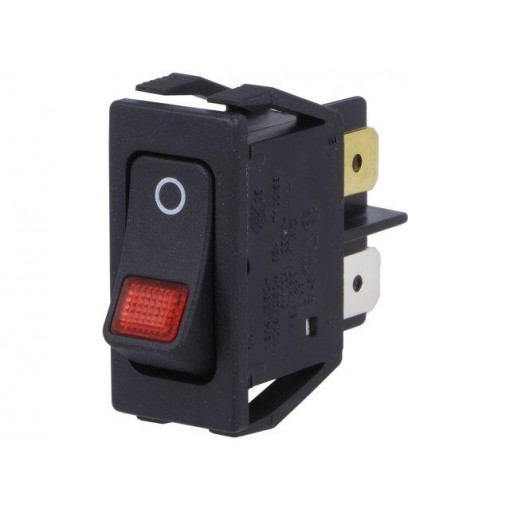 1555.3102; ROCKER; DPST; Pos: 2; OFF-ON; 16A/250VAC; black; IP40; 100mΩ; Marquardt