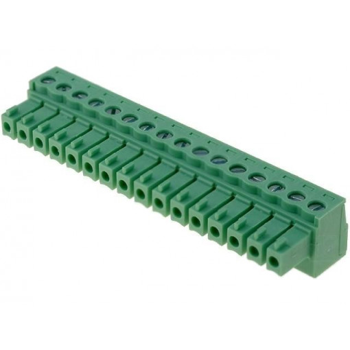 15EDGK-3.81-16P-14-00A(H); Pluggable terminal block; 3.81mm; ways: 16; straight; plug; female; DEGSON ELECTRONICS 15EDGK-3.81-16P-14-00A(H); Pluggable terminal block; 3.81mm; ways: 16; straight; plug; female; DEGSON ELECTRONICS
