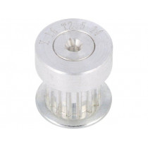 16 T2,5   14-200ZA; Belt pulley; T2.5; W: 4; 6mm; whell width: 16mm; Ø: 10.6mm; aluminium; OPTIBELT 16 T2,5   14-200ZA; Belt pulley; T2.5; W: 4; 6mm; whell width: 16mm; Ø: 10.6mm; aluminium; OPTIBELT