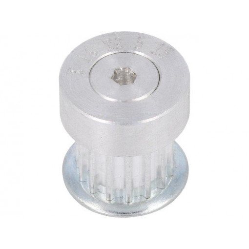 16 T2,5   15-200ZA; Belt pulley; T2.5; W: 4; 6mm; whell width: 16mm; Ø: 11.4mm; aluminium; OPTIBELT