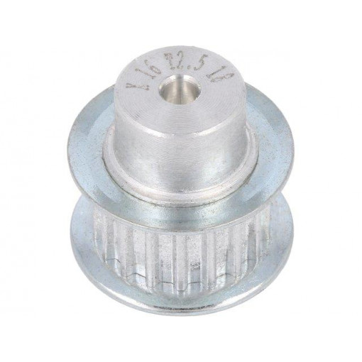 16 T2,5   18-200ZA; Belt pulley; T2.5; W: 4; 6mm; whell width: 16mm; Ø: 13.8mm; aluminium; OPTIBELT