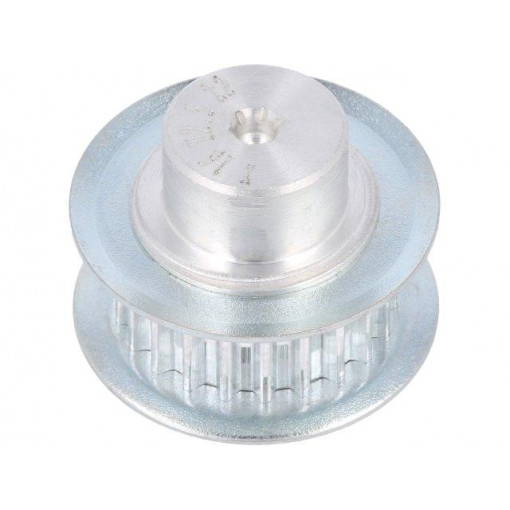 16 T2,5   22-200ZA; Belt pulley; T2.5; W: 4; 6mm; whell width: 16mm; Ø: 17mm; aluminium; OPTIBELT