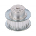16 T2,5   24-200ZA; Belt pulley; T2.5; W: 4; 6mm; whell width: 16mm; Ø: 18.5mm; aluminium; OPTIBELT 16 T2,5   24-200ZA; Belt pulley; T2.5; W: 4; 6mm; whell width: 16mm; Ø: 18.5mm; aluminium; OPTIBELT
