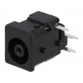 1613 10; Socket; DC supply; female; 5,5/3,3/1mm; with on/off switch; THT; LUMBERG