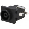 1613 11; Socket; DC supply; female; 6,5/4,3/1,4mm; with on/off switch; LUMBERG