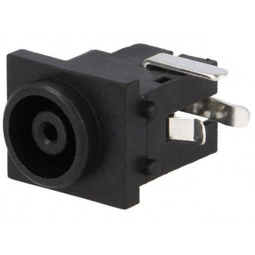 1613 11; Socket; DC supply; female; 6,5/4,3/1,4mm; with on/off switch; LUMBERG