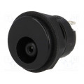 1614 05; Socket; DC supply; female; 6,5/4,3/1,4mm; with on/off switch; LUMBERG