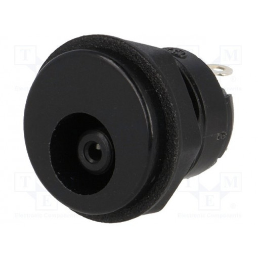 1614 05; Socket; DC supply; female; 6,5/4,3/1,4mm; with on/off switch; LUMBERG