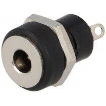 1614 17; Socket; DC supply; male; 3,4/1,4mm; soldering; 500mA; 12VDC; LUMBERG