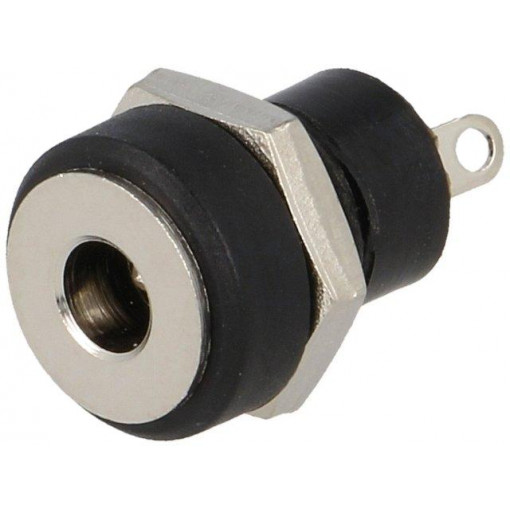 1614 17; Socket; DC supply; male; 3,4/1,4mm; soldering; 500mA; 12VDC; LUMBERG