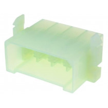 163008; Terminals cover; male; for push-on 6.3mm connectors with lock; TE Connectivity