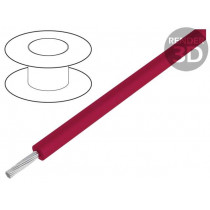 1635 RD005; Wire; Lead Wire; stranded; Cu; EPDM; red; 3kV; -30÷90°C; 30,5m; 20AWG; ALPHA WIRE