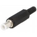 1636 06; Plug; DC supply; female; 6,5/4,1/1mm; with strain relief; 2A; LUMBERG