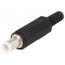 1636 06; Plug; DC supply; female; 6,5/4,1/1mm; with strain relief; 2A; LUMBERG