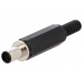 1636 07; Plug; DC supply; male; 7,9/5,6/0,9mm; with strain relief; 10A; LUMBERG