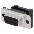 1658612-4; D-Sub; PIN: 9; plug; female; for ribbon cable; IDC; TE Connectivity 1658612-4; D-Sub; PIN: 9; plug; female; for ribbon cable; IDC; TE Connectivity