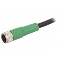 SAC-3P-1,5-PUR/M8FS; Connection lead; M8; PIN: 3; straight; 1.5m; plug; 60VAC; 4A; 60VDC; PHOENIX CONTACT